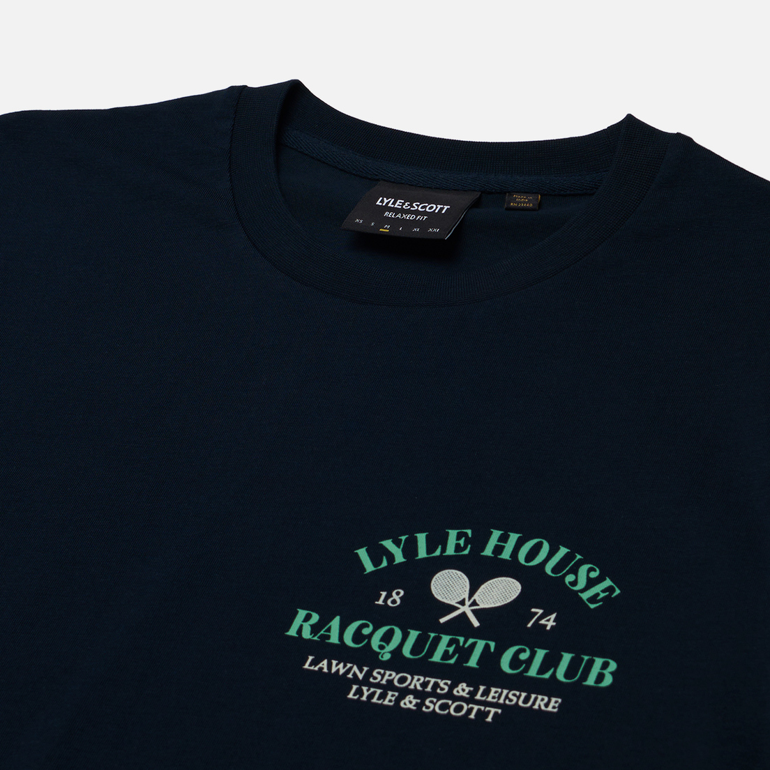 Lyle & Scott Мужская футболка Racquet Club Graphic