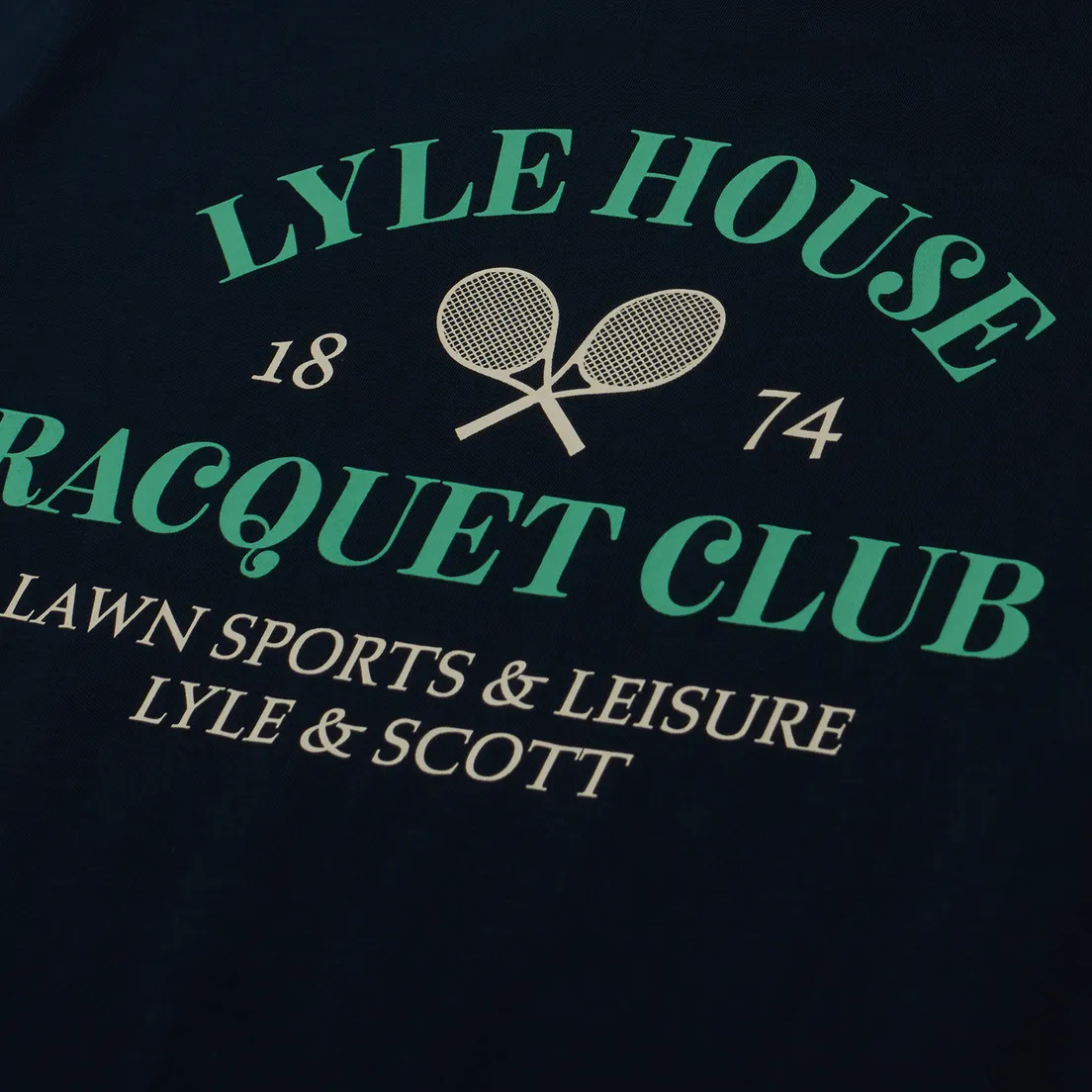 Lyle & Scott Мужская футболка Racquet Club Graphic