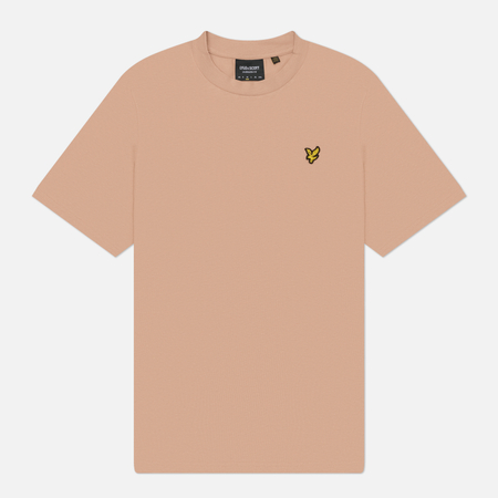 Мужская футболка Lyle & Scott Oversized Cotton, цвет бежевый, размер M