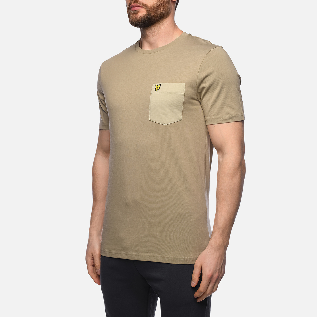 Lyle & Scott Мужская футболка Tonal Pocket