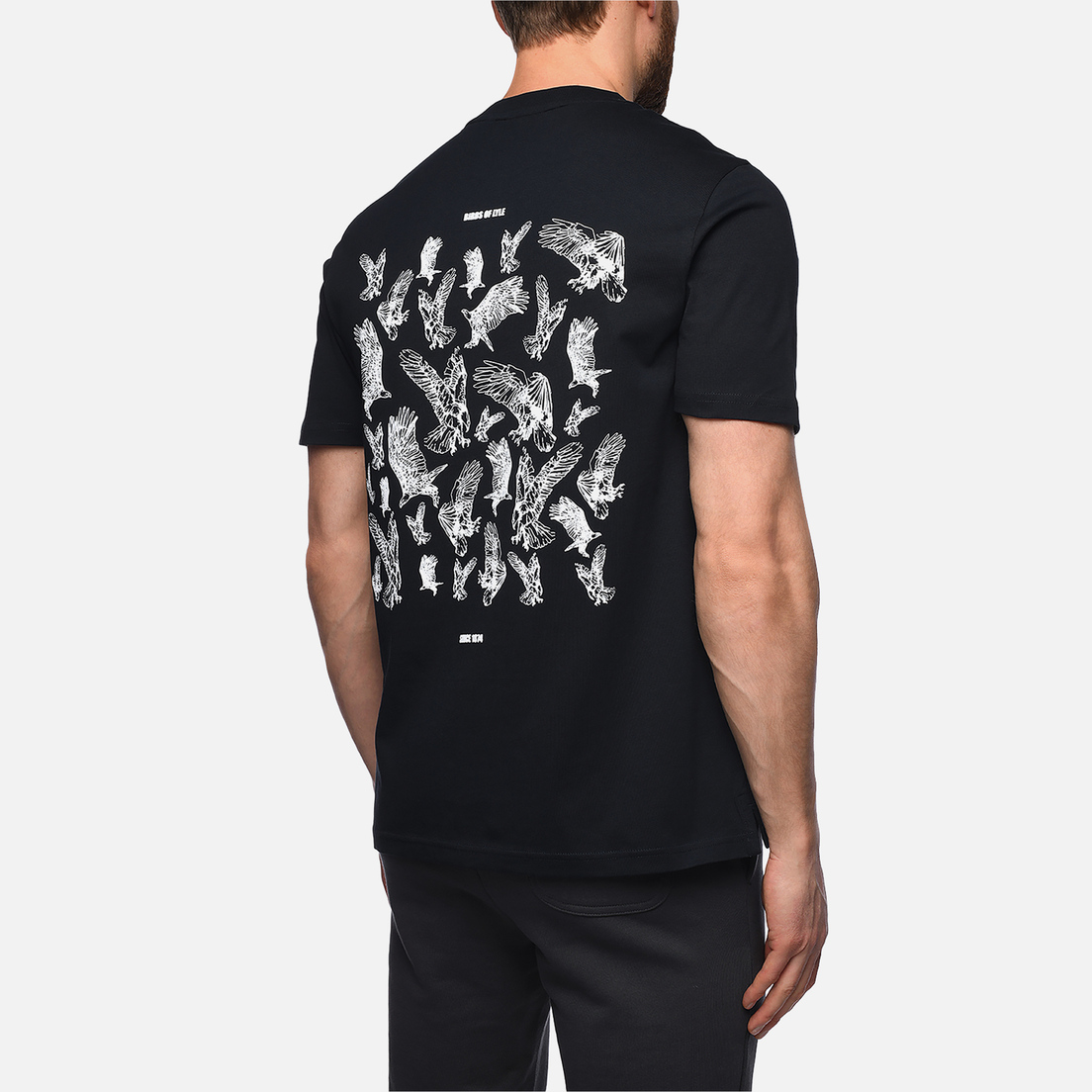 Lyle & Scott Мужская футболка Scattered Eagles Graphic