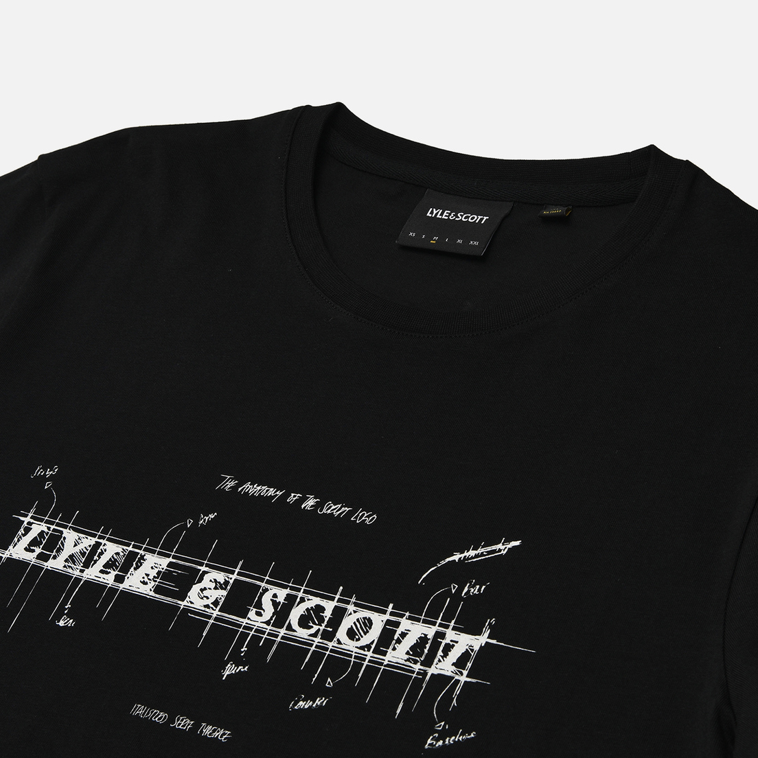 Lyle & Scott Мужская футболка Anatomy Of Type Graphic