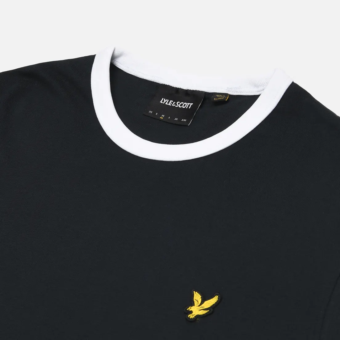 Lyle & Scott Мужская футболка Ringer Embroidered Eagle