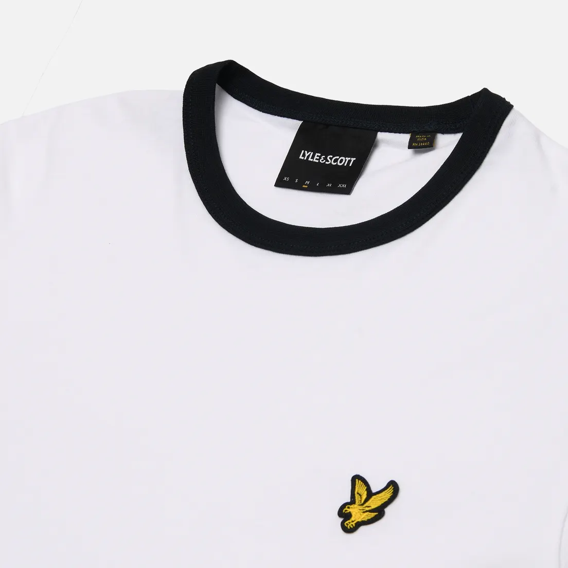 Lyle & Scott Мужская футболка Ringer Embroidered Eagle