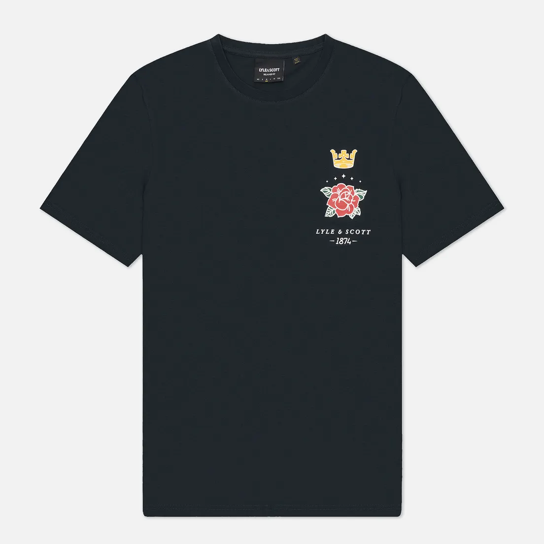 Lyle & Scott Мужская футболка Rose And Crown Graphic