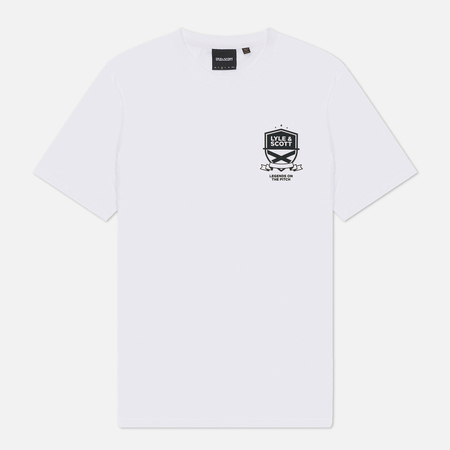 Мужская футболка Lyle & Scott Legends On The Pitch Graphic, цвет белый, размер L