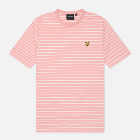 Мужская футболка Lyle & Scott Breton, цвет розовый, размер XL
