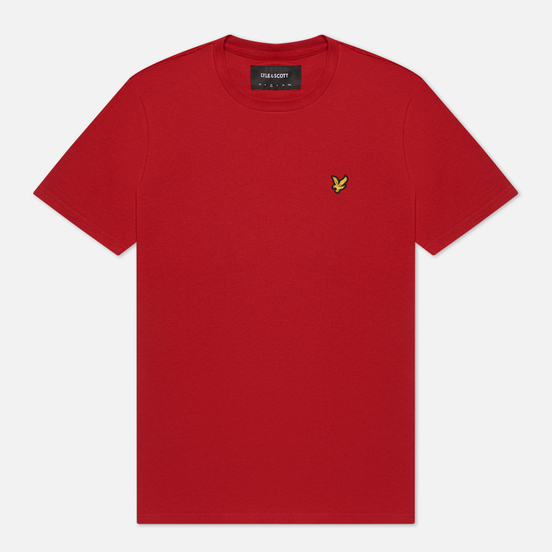 Мужская футболка Lyle & Scott Plain Crew Neck Chilli Pepper Red