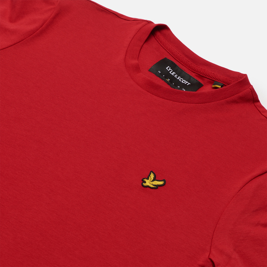 Мужская футболка Lyle & Scott Plain Crew Neck Chilli Pepper Red