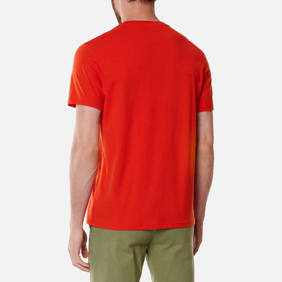 Мужская футболка Lyle & Scott Plain Regular Fit Burnt Orange