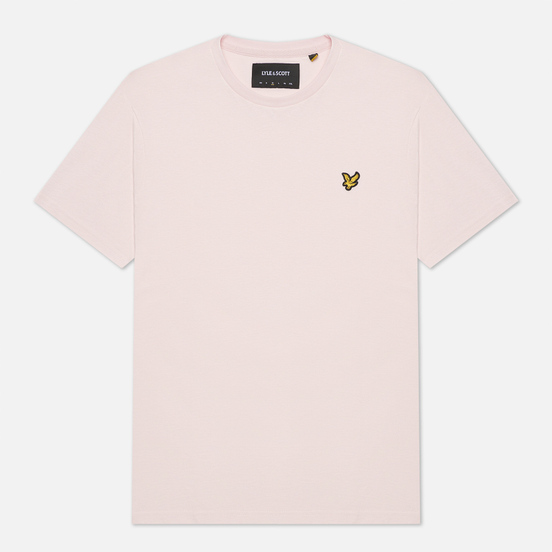 Мужская футболка Lyle & Scott Plain Regular Fit Stonewash Pink