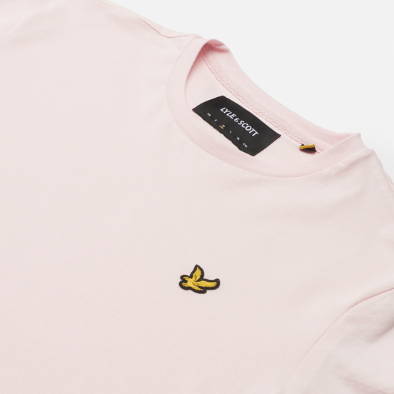Мужская футболка Lyle & Scott Plain Regular Fit Stonewash Pink
