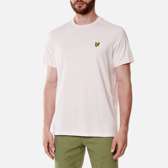 Мужская футболка Lyle & Scott Plain Regular Fit Stonewash Pink