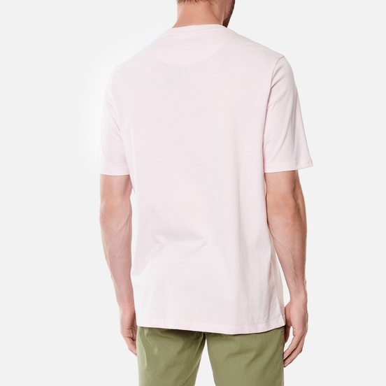 Мужская футболка Lyle & Scott Plain Regular Fit Stonewash Pink