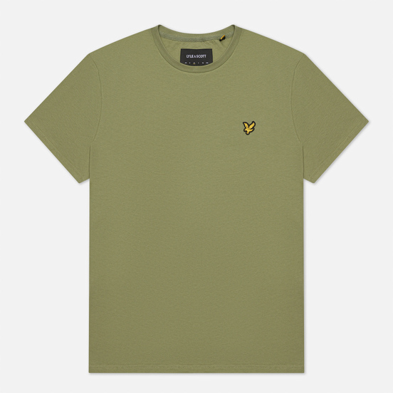 Мужская футболка Lyle & Scott Plain Regular Fit Moss