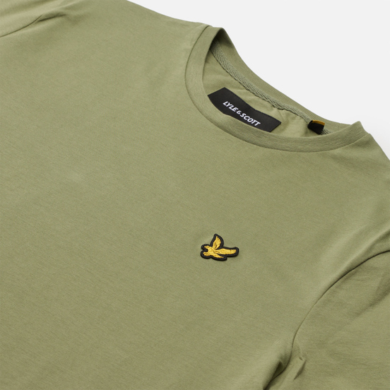 Мужская футболка Lyle & Scott Plain Regular Fit Moss