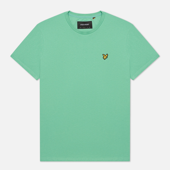 Мужская футболка Lyle & Scott Plain Regular Fit Sea Mint