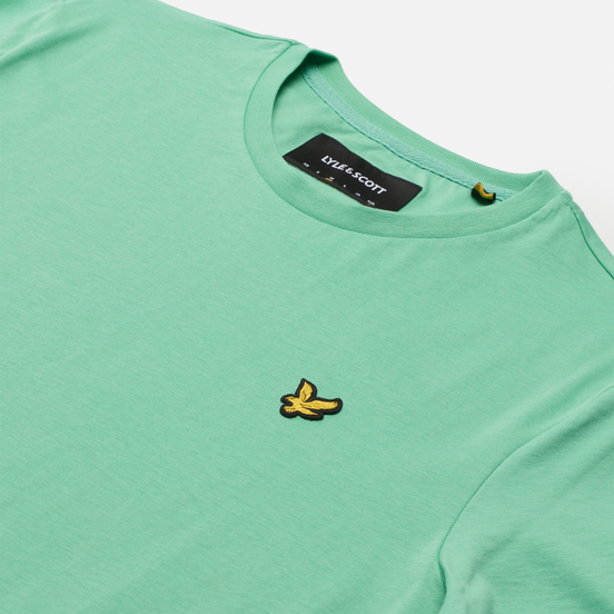 Мужская футболка Lyle & Scott Plain Regular Fit Sea Mint