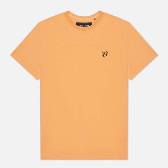 Мужская футболка Lyle & Scott Plain Regular Fit Melon