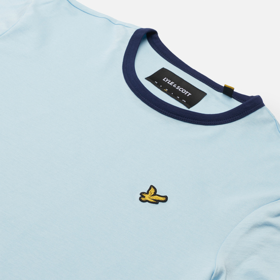 Мужская футболка Lyle & Scott Ringer Deck Blue/Navy