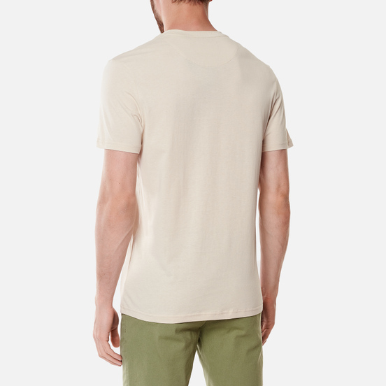 Мужская футболка Lyle & Scott Contrast Pocket Sesame/Trek Green