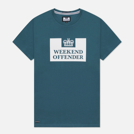 Мужская футболка Weekend Offender Prison AW21, цвет синий, размер XL