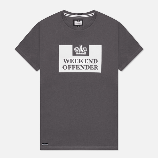 Мужская футболка Weekend Offender Prison AW21 Dark Charcoal