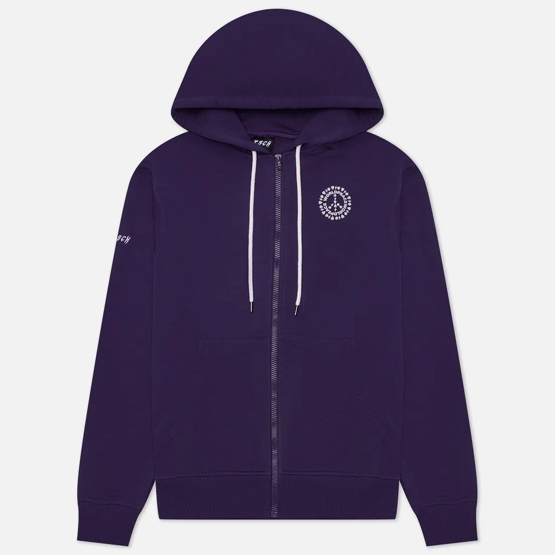 TSCH Мужская толстовка Peace World Full Zip Hoodie