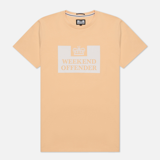 Мужская футболка Weekend Offender, цвет бежевый, размер L TSSS2212-APRICOT Prison SS22 - фото 1