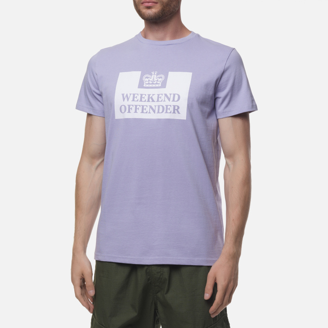 Мужская футболка Weekend Offender, цвет фиолетовый, размер M TSSS2212-PRIMROSE Prison SS22 - фото 3