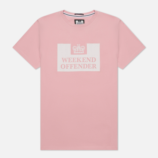 Мужская футболка Weekend Offender, цвет розовый, размер S