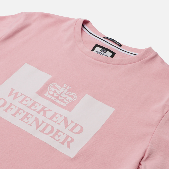 Мужская футболка Weekend Offender, цвет розовый, размер S TSSS2212-ROSE PINK Prison SS22 - фото 2