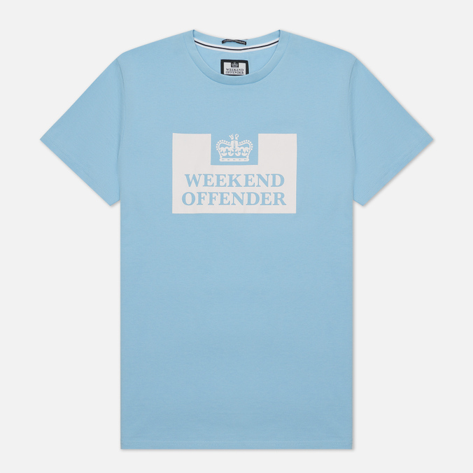 Мужская футболка Weekend Offender, цвет голубой, размер M