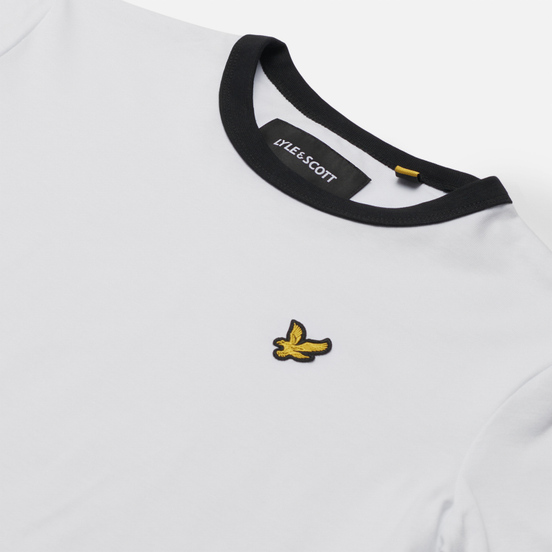 Женская футболка Lyle & Scott Ringer White