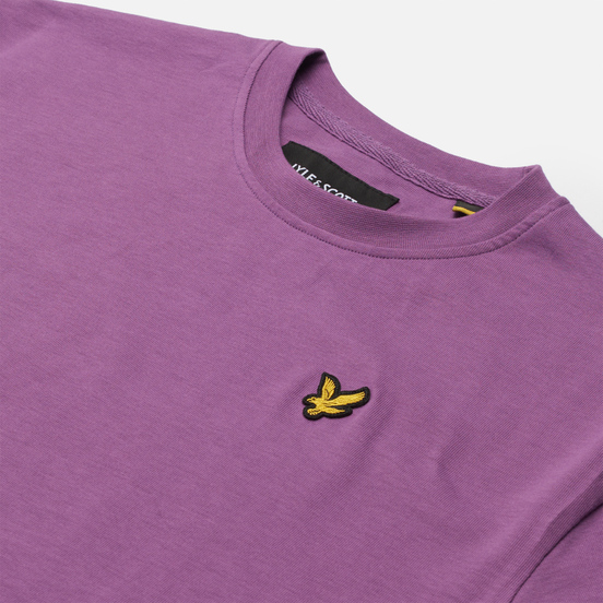 Женская футболка Lyle & Scott Cropped Dark Thistle