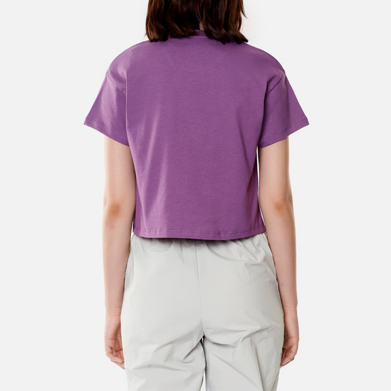 Женская футболка Lyle & Scott Cropped Dark Thistle