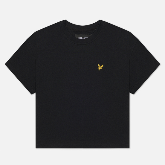 Женская футболка Lyle & Scott Cropped Jet Black