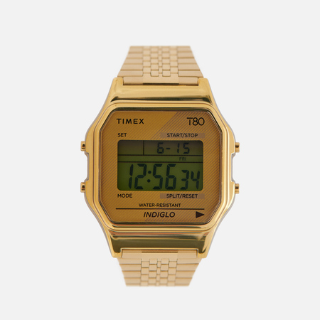 Наручные часы Timex T80, цвет золотой