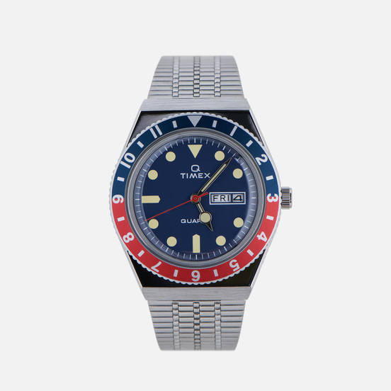 Наручные часы Timex Q Timex Reissue Silver/Navy/Red/Navy