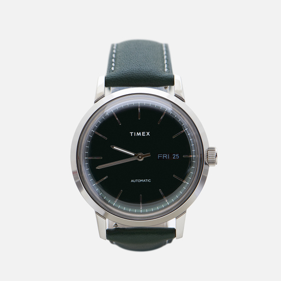 Наручные часы Timex Marlin Leather Stainless Steel/Green