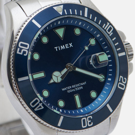 Наручные часы Timex Harborside Silver/Navy