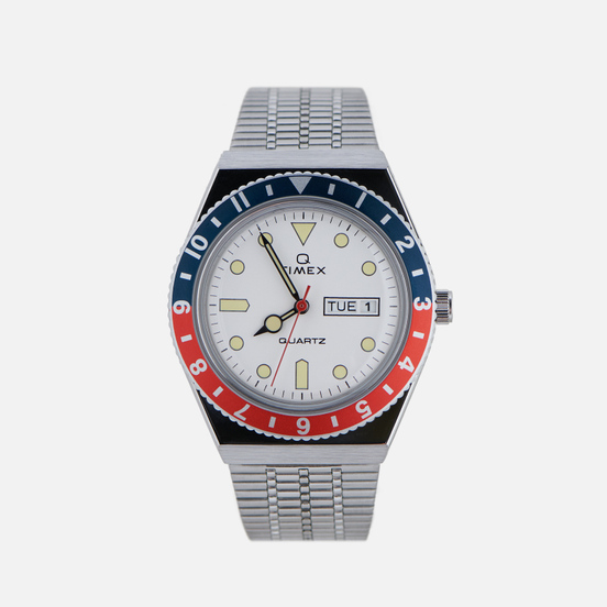 Наручные часы Timex Q Timex Reissue Silver/Navy/Red/White