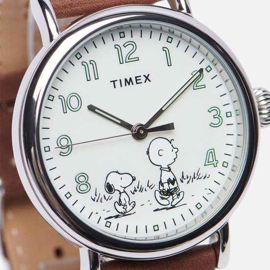 Наручные часы Timex x Peanuts Standard Brown/Silver/White