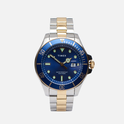 Наручные часы Timex Harborside Silver/Gold/Navy