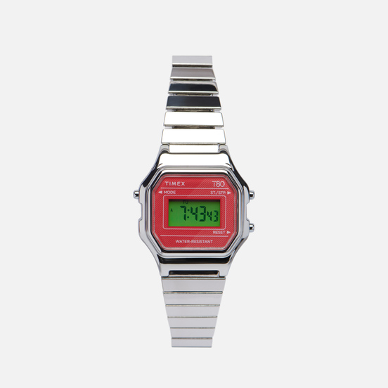 Наручные часы Timex T80 Mini Silver Tone/Stainless Steel/Pink