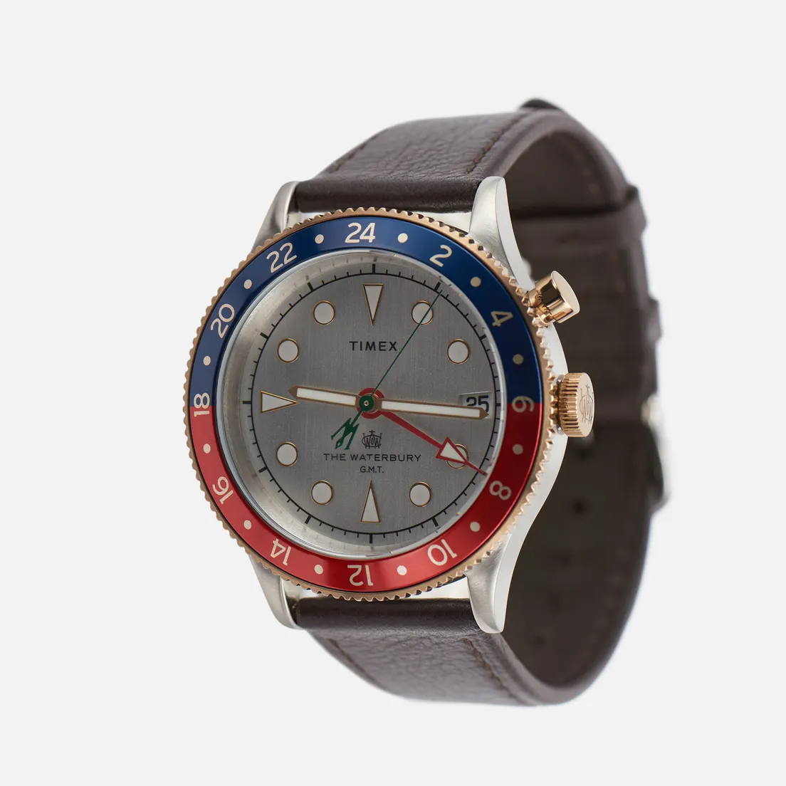 Timex Наручные часы Waterbury Traditional GMT Leather