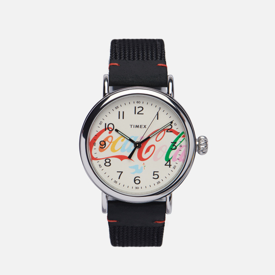 Наручные часы Timex x Coca-Cola Standard Silver Tone/Black/Cream