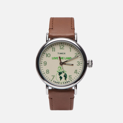 Наручные часы Timex x Peanuts Standard Leather Brown/Silver/Beige