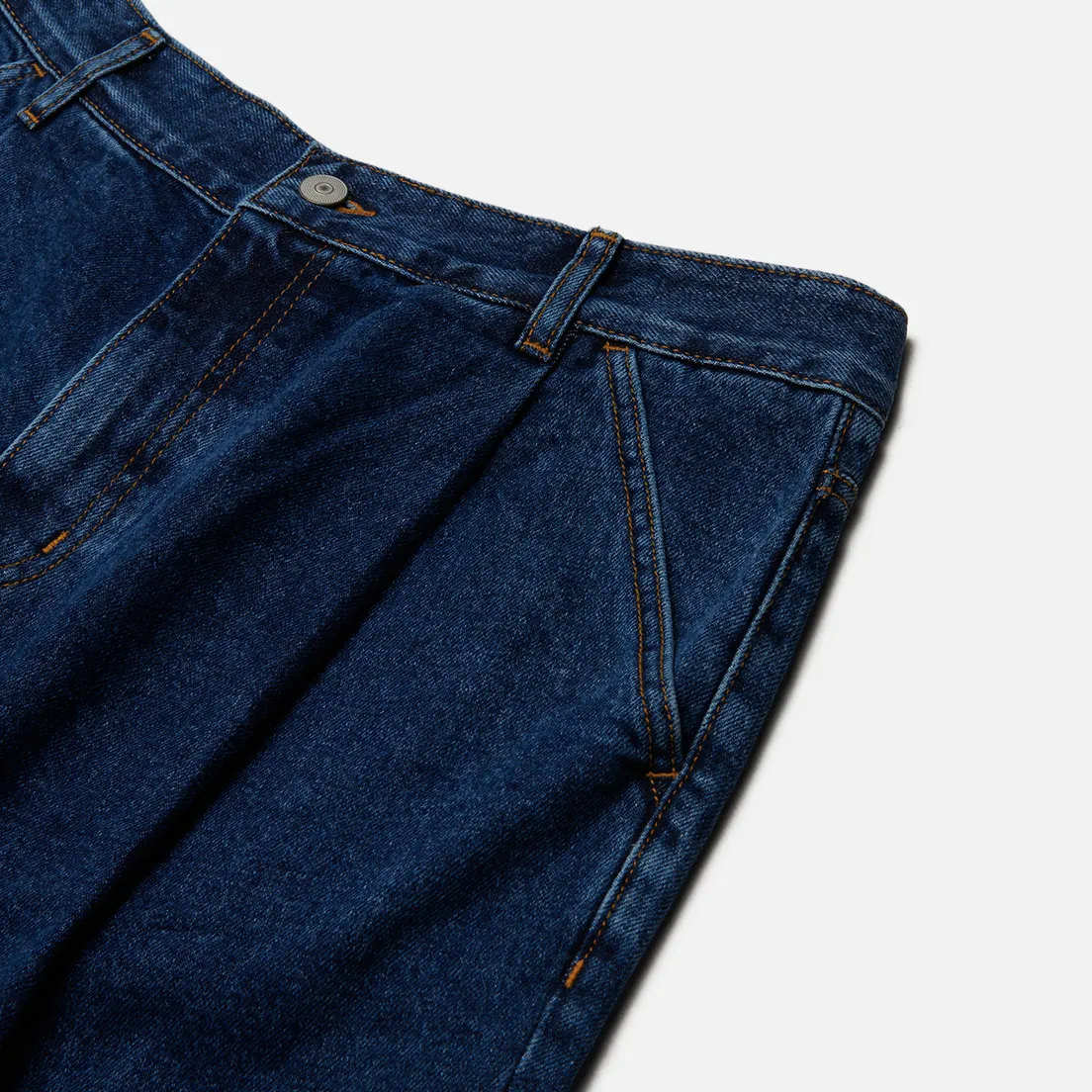 Uniform Bridge Мужские джинсы Wide One Tuck Denim