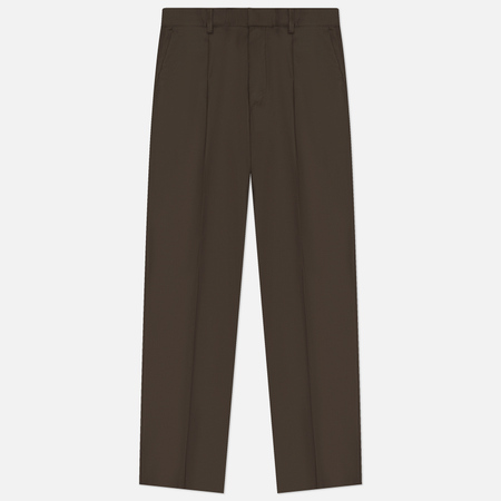 фото Мужские брюки uniform bridge wide slacks, цвет зелёный, размер s